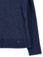 Maglione per bambina Monnalisa Kids blu con motivo a coste 17HLUC 8212 056M MONNALISA KIDS 