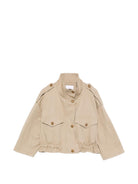 Giubbino per bambina Pinko Kids beige con tasche frontali KFGB0180CE023 0025 PINKO KIDS 
