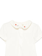 Tutina per neonati Petit Bateau bianca con colletto alla Peter Pan A0FSV 02 PETIT BATEAU KIDS 