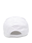 Cappello da baseball per bambini Moschino Kids bianco con logo sul davanti HVX01NLOA00 10101 MOSCHINO KIDS 