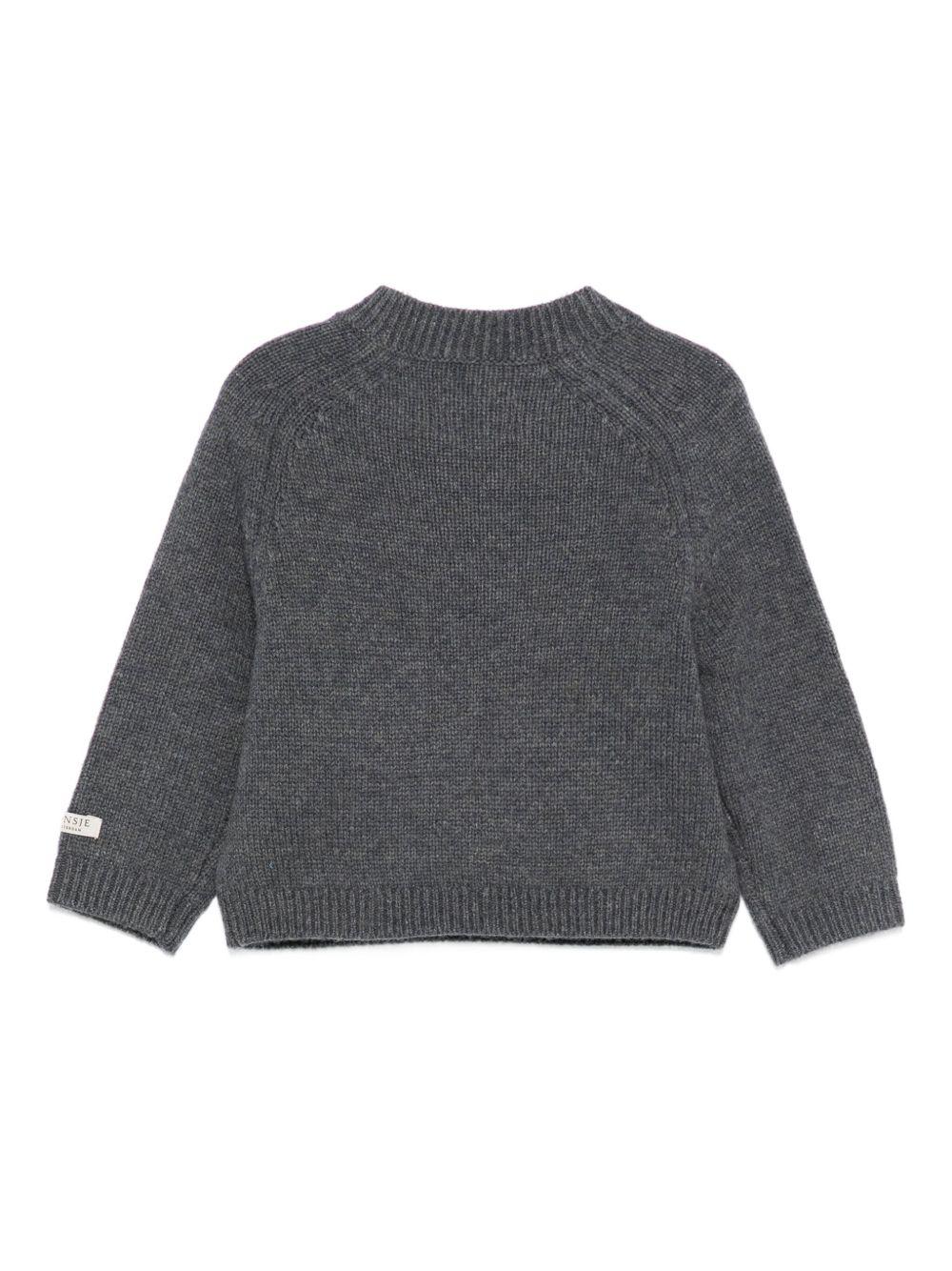 Maglione per neonato Donsje grigio con ricamo koala 3040204 00146 DONSJE 