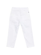 Pantaloni per bambino DONDUP Kids bianchi con tasca posteriore DMPA1800CE039 B000 DONDUP KIDS 