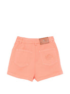 Shorts per bambina Etro Kids arancione con logo ricamato GY6B09 G0064 408 ETRO KIDS 