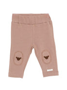 Pantaloni per neonati Donsje beige con toppe sulle ginocchia 3040707 00033 DONSJE 