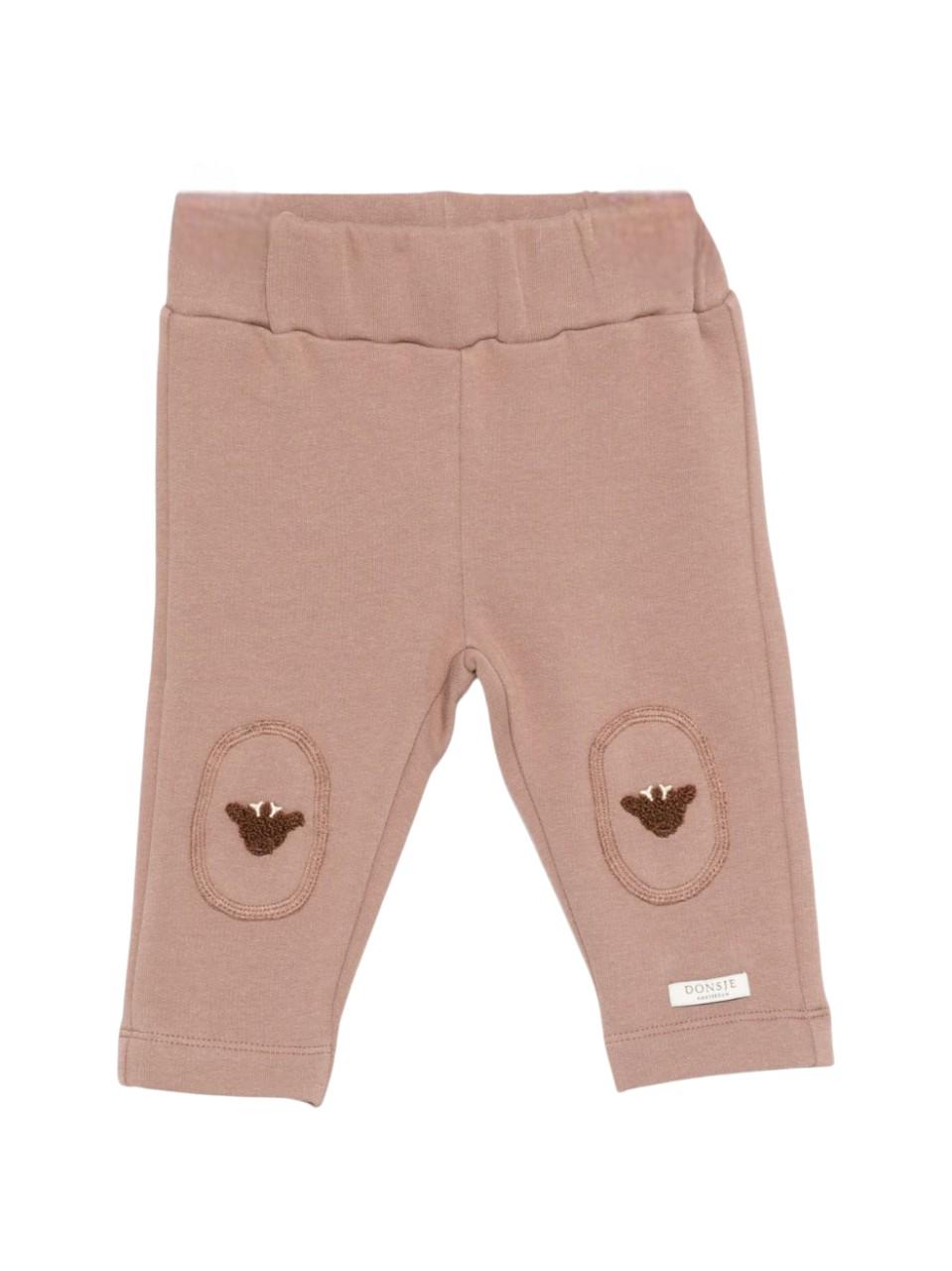 Pantaloni per neonati Donsje beige con toppe sulle ginocchia 3040707 00033 DONSJE 