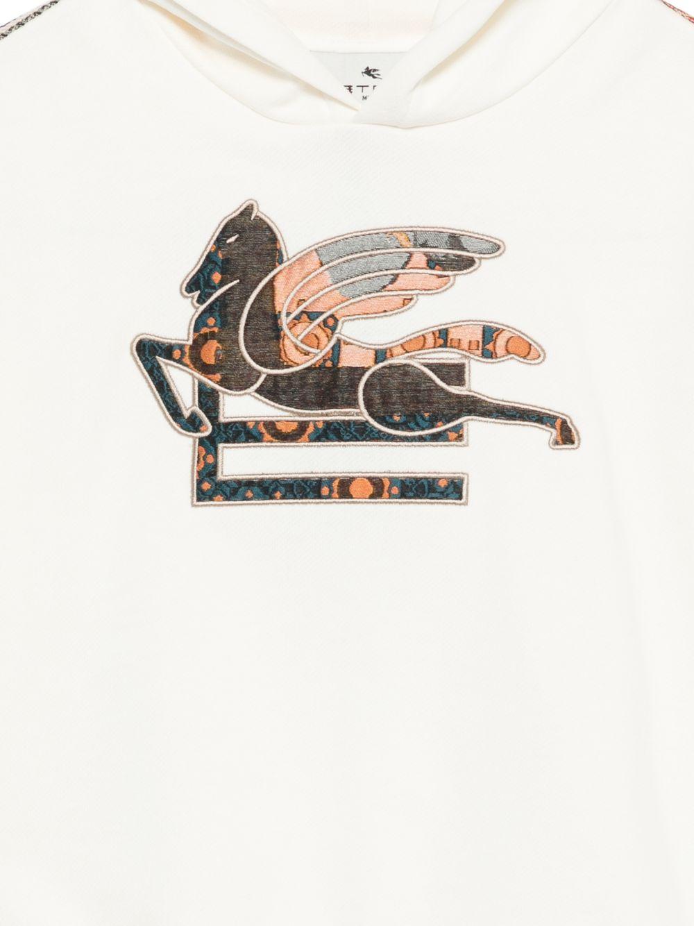 Felpa per bambino Etro Kids bianca con cappuccio GY4P30 Z3183 102 ETRO KIDS 