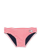 Slip da bagno per bambino MC2 Saint Barth Kids rosso con motivo a righe BIL0001 04133L MC2 ST. BARTH KIDS 