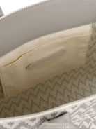 Borsa tote per bambina Lanvin Enfant grigia con motivo a zig-zag N30330 N52 LANVIN KIDS 