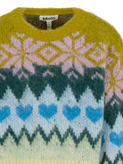 Maglione per bambina Molo multicolore con motivo a fiocco di neve e cuore 2W25K206 4954 MOLO 