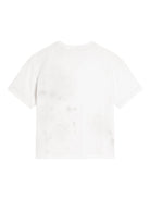 T-shirt per bambino Dolce & Gabbana Kids bianca con stampa grafica con logo L4JTHV G7PZC W0111 DOLCE & GABBANA KIDS 