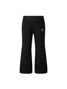 Pantaloni svasati per bambina Kenzo Kids neri con applicazione Boke Flower K62187 09B KENZO KIDS 