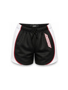 Shorts per bambino Amiri Kids nero con logo sul davanti ACBMSO1006 001 AMIRI KIDS 
