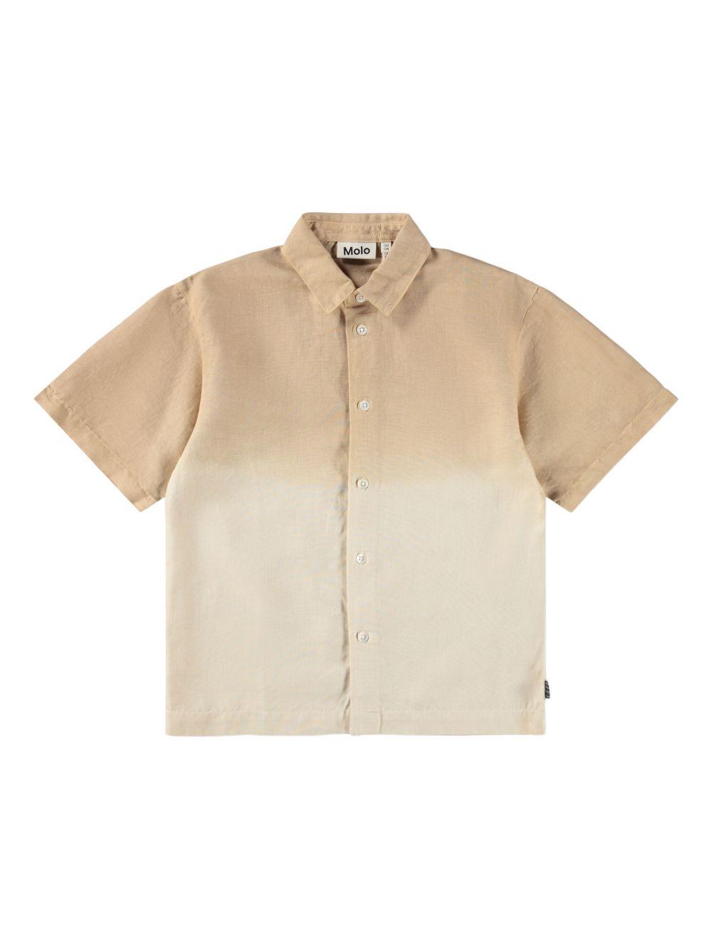 Camicia per bambino Molo beige con effetto sfumato 1S26C203 5664 MOLO KIDS 