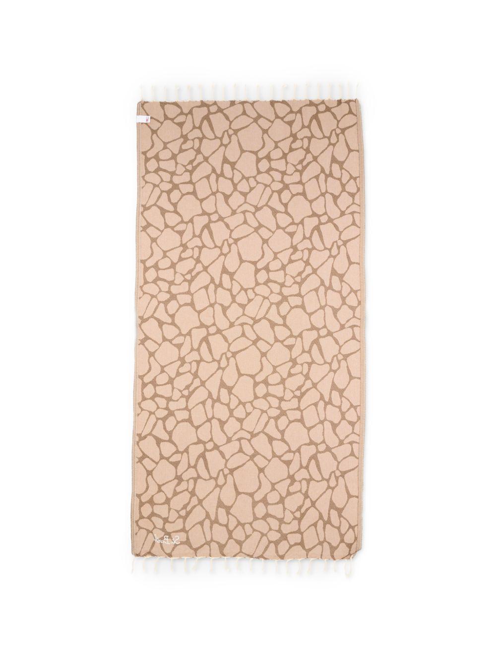 Telo mare MC2 Saint Barth animalier con dettaglio frange FOUT009 01061L MC2 ST. BARTH KIDS 