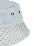 Cappello Theana per bambina Bonpoint azzurro con effetto sfilacciato S06GACW00009 610 BONPOINT KIDS 