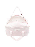 Borsa fasciatoio per neonata Moschino Kids rosa con motivo a quadri MMX056LZE10 82543 MOSCHINO KIDS 