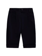 Pantaloni per neonato Fendi Kids blu con logo FF sul retro BMF271 AS5Y F0QG0 FENDI KIDS 