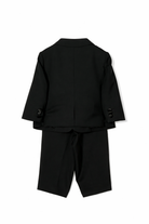 Completo elegante per neonato Dolce & Gabbana nero modello con risvolto L11U49 FUBBG N0000 DOLCE & GABBANA KIDS 