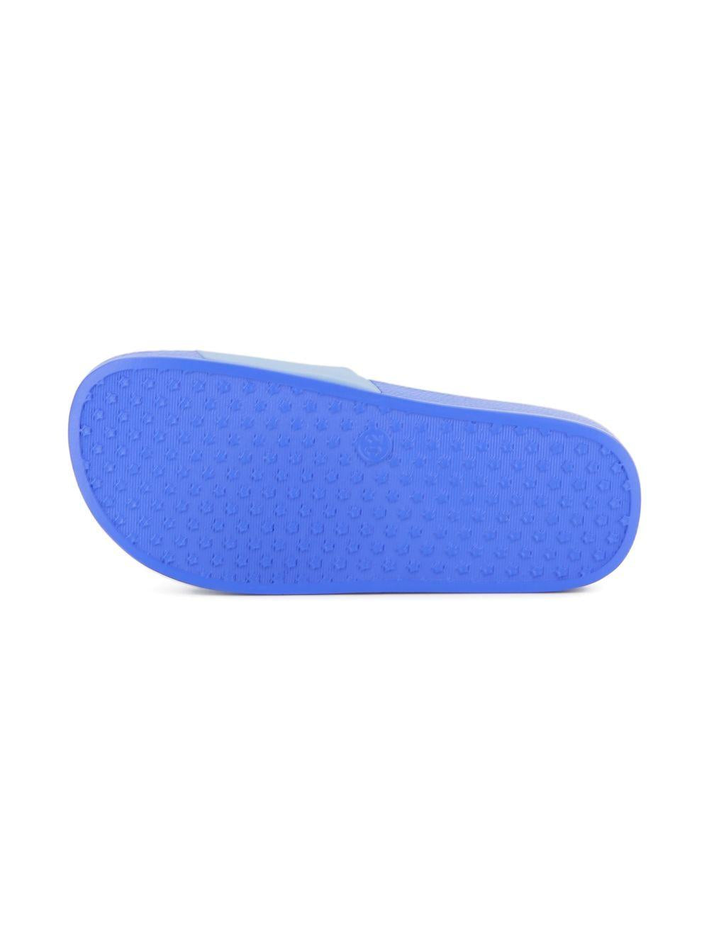 Sandali slides per bambino Billieblush blu con stampa grafica U22094 813 BILLIEBLUSH KIDS 