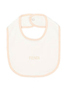 Set tutina, berretto e bavaglino per neonati Fendi Kids bianco con stampa orsetto BUK167 ST8 F0TU9 FENDI KIDS 