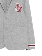 Blazer per bambino Emporio Armani Kids grigio con trama a tacca EB001532 AF10126 O8042 EMPORIO ARMANI KIDS 