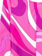 Costume intero per bambina Emilio Pucci Junior rosa a maniche lunghe PYCA29 Z3747 570BC EMILIO PUCCI KIDS 