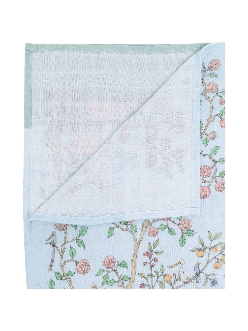 Coperta per neonati Atelier Choux azzurra con stampa all-over CA-CQ-IBB L-U ATELIER CHOUX PARIS KIDS 