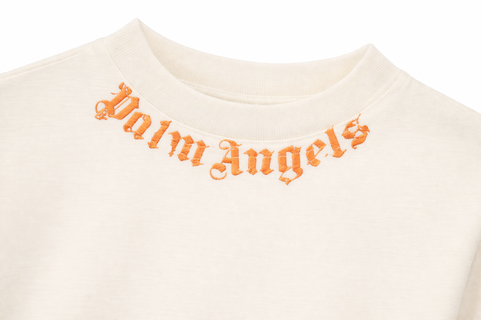T-shirt per bambino Palm Angels Kids bianca con logo a contrasto PBAA003S26JER004 002 PALM ANGELS KIDS 