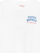 T-shirt per bambino MC2 Saint Barth Kids bianca con stampa Portland PRL0001 01227L MC2 ST. BARTH KIDS 
