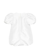 Pagliaccetto per bambina Alapage bianco con maniche a sbuffo AL71B BIANCO A'LAPAGE KIDS 