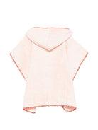 Accappatoio per bambina Bonpoint rosa con rifinitura a fiori S06GACK00001 021A BONPOINT KIDS 