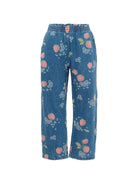 Jeans per bambina Konges Sløjd denim con stampa fragole all-over KS104970 SUN KONGES SLOJD KIDS 