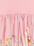 Abito per bambina Molo rosa con stampa volpe 2W25E213 9623 MOLO 