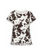 Abito per bambina MC2 Saint Barth Kids bianco con stampa animalier ABY0001 03851L MC2 ST. BARTH KIDS 