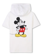Abito con cappuccio x Disney per bambina Marc Jacobs Kids bianco con orlo dritto W60519 126 THE MARC JACOBS KIDS 