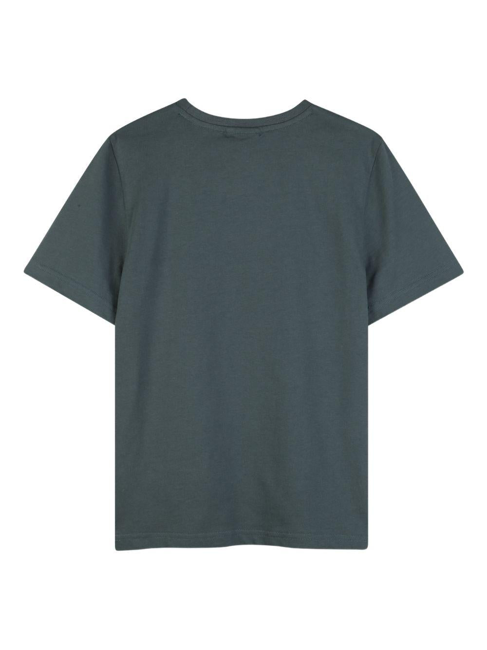 T-shirt per bambino Boss Kids grigio con stampa grafica J52978 68C BOSS KIDS 