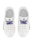 Sneakers per bambino Givenchy Kids bianche con logo goffrato H31042 10P GIVENCHY KIDS 