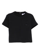T-shirt per bambino Emporio Armani blu con tasca sul petto EB001326 AF21808 UB118 EMPORIO ARMANI KIDS 