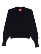 Maglia per donna Merci blu con colletto stile polo W206 NAVY MERCI 