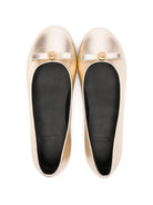 Ballerine con placca Medusa per bambina Versace Kids oro con punta tonda 10165511A10842 1X32V VERSACE KIDS 