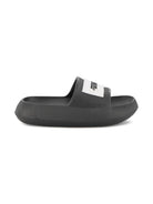 Ciabatte per bambini The Marc Jacobs Kids nere con logo in rilievo W60827 09B THE MARC JACOBS KIDS 