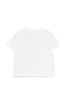 T-shirt per neonato Emporio Armani Kids bianca con stampa grafica con palline da tennis EB001081 AF14503 U0003 EMPORIO ARMANI KIDS 