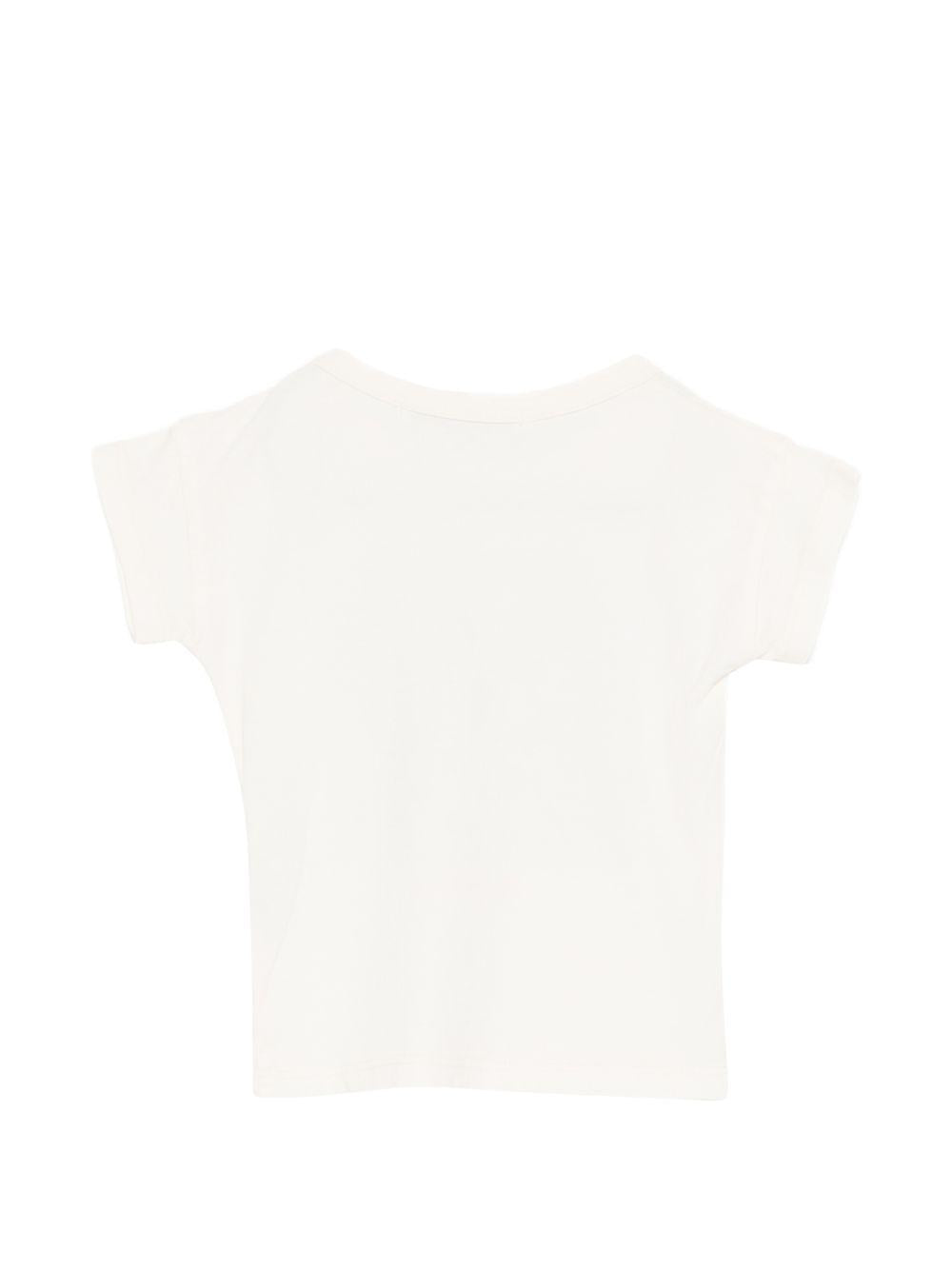 T-shirt per neonato Bobo Choses bianca stampa grafica cane B126AB012 101 BOBO CHOSES KIDS 