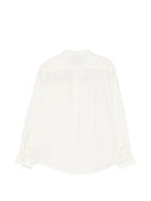 Camicia per bambino Polo Ralph Lauren Kids bianco con colletto alla coreana 322964592 501 Ralph Lauren kids 