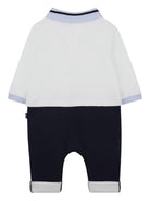 Tutina per neonato Boss Kids blu con colletto stile polo J52529 117 BOSS KIDS 
