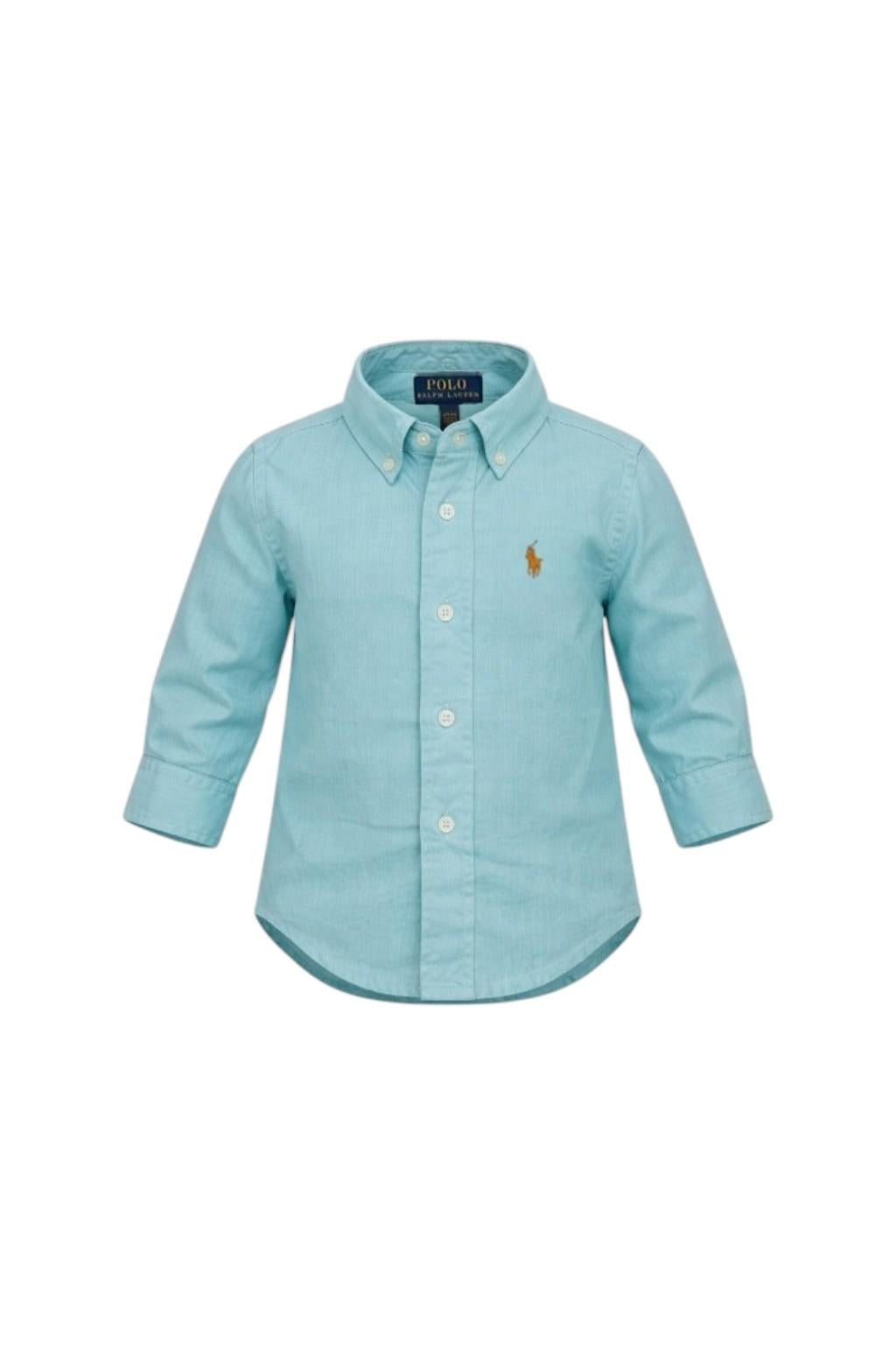 Camicia per bambino Polo Ralph Lauren Kids azzurra con motivo Polo Pony 322967600 506 Ralph Lauren kids 