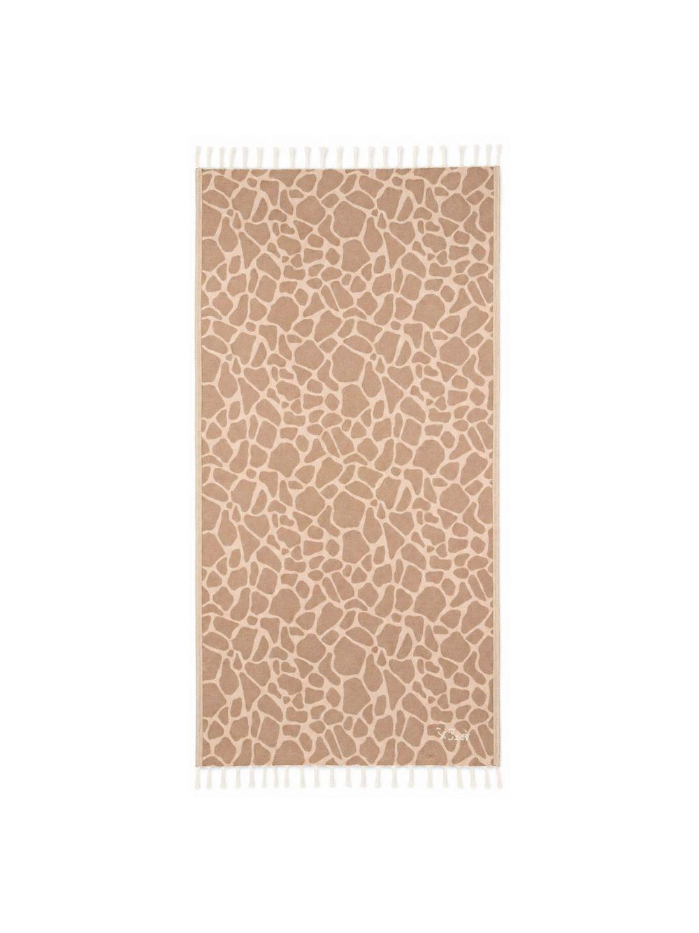 Telo mare MC2 Saint Barth animalier con dettaglio frange FOUT009 01061L MC2 ST. BARTH KIDS 
