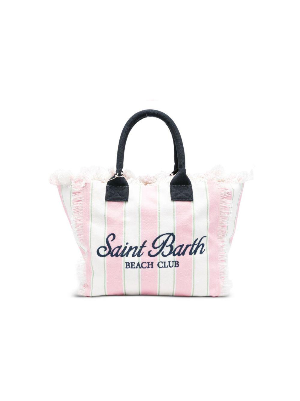 Borsa Vanity MC2 Saint Barth multicolore con design a strisce VANI001 02598L MC2 ST. BARTH KIDS 