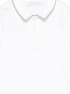 T-shirt per neonato Marella Ferrari bianca con rifiniture verdi CAY23 BIANCO VERDE MARIELLA FERRARI KIDS 