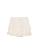 Gonna per bambina MSGM Kids bianco con design a balze S6MSJGSK210 001 MSGM KIDS 